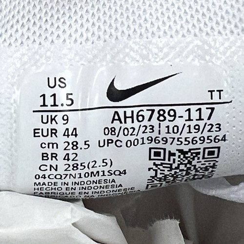 Nike Air Max 270 White Green Shock New AH6789-117 Women’s 11.5 / Mens 10 - Picture 9 of 9