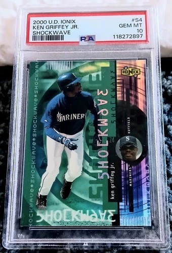 2000 UPPER DECK IONIX SHOCKWAVE #S4 KEN GRIFFEY JR. MARINERS HOF PSA 10 GEM MINT