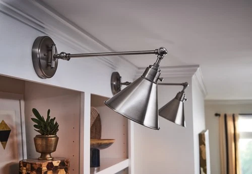 Hinkley Lighting 3690 Arti 10" Tall Hardwired or Plug-In Wall - Bronze - Picture 2 of 12