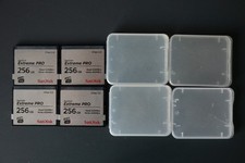 4x SanDisk Extreme PRO 256GB CFast 2.0 Speicherkarten