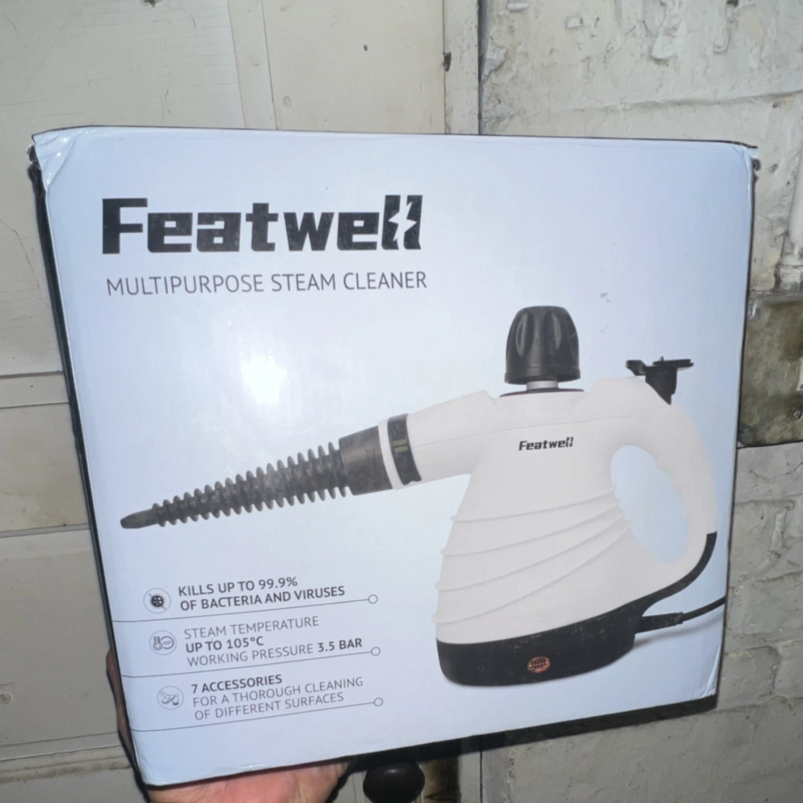Featwell Handheld Multipurpose Steam Cleaner 950-1050W with Accessories
