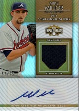 Davy Crockett Among Surprise Relics in 2012 Topps Triple Threads Baseball 22