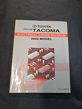 2002 Toyota Tacoma OEM Electrical Wiring Diagram Manual
