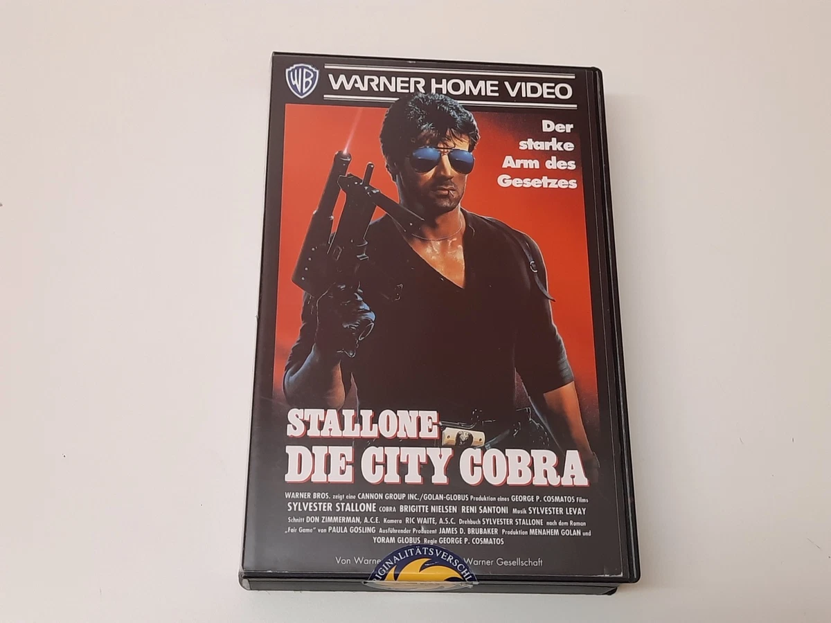 Die City Cobra 1986 VHS German PAL Warner Home Video Sylvester Stallone NEU OVP