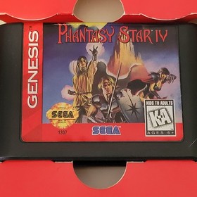 Phantasy Star 4 Sega Genesis Complete,  Clean, Tested Mint Condition !