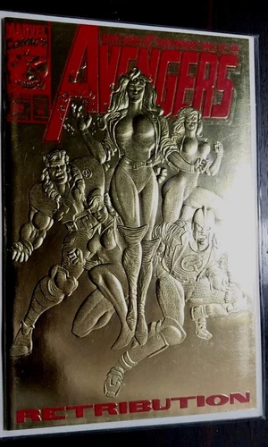 Avengers #366 - Gold Cover Giant 30th Anniversary - 1992 Marvel Comics