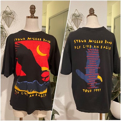 Steve Miller Basic Style Tour 1991 Short Sleeve T shirt Unisex tee NH21388