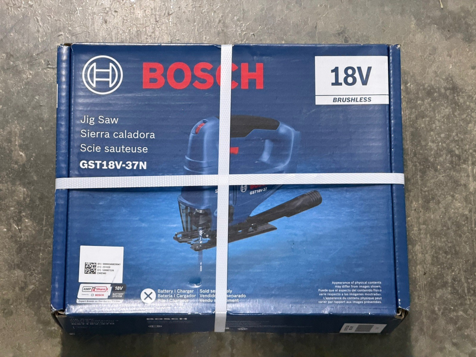 NEW Bosch GST18V-37N Variable Speed Brushless Jig Saw Bare Tool NIB. V 9815