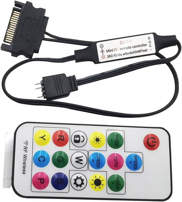 mini 3-Pin 5V ARGB Controller für digital adressierbare RGB-LEDs mit 17keys 