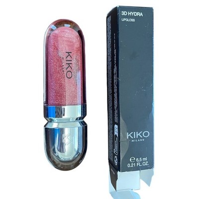 Kiko Milano 3D Hydra Lipgloss 17 Pearly Mauve Shimmer Plumping Gloss 6.5ml NEW
