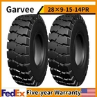 ✅2PCS 28x9-15 14PR Forklift Tire 18mm Tread Depth 7" 2 Tires + Inner tube + Flap