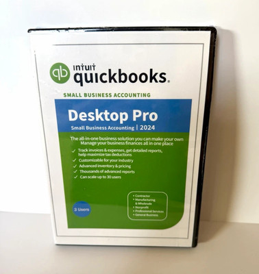 Full Desktop Version Of QuickBooks Pro 2024 For Small Business Fro USA