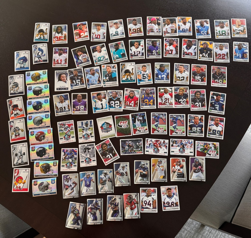 Large Lot of 2014 Panini Football Stickers
