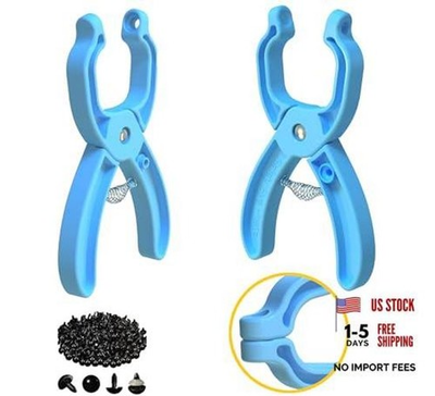 #ad Safety Eye Tool Auxiliary Tool for Attaching Safety Eyes for Crocheting Blue $19.63
