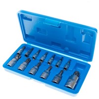SteckschlüSsel-Satz T8 - T70 Torx-NüSse Bohrung/Loch Steck-NüSse Set Nusssatz