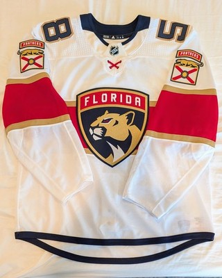Florida Panthers   Game Used Jersey   #58 Mathew Wedman   2019-20 Season 