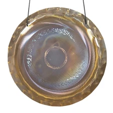 Grotta Sonora 15" Nickel Silver Handheld Gong