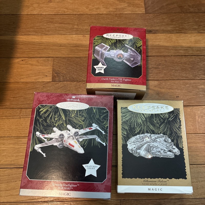 3 Hallmark Keepsake Ornaments From 1990s