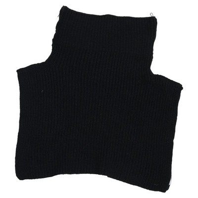 Lager 157, Kragen, Bib Neck / A Scarf, Damen, Acryl, Schwarz, Einfarbig #PeB