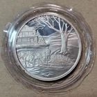 Christmas Tree Coin 1 Troy Oz .999 Fine Silver Round Coin #10001