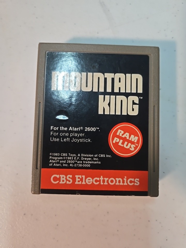 家庭用ゲームソフト MOUNTAIN KING [ATARI2600] Mountain King (Atari 2600, 1983) for sale online | eBay