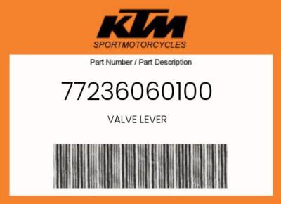 KTM Genuine Valve Lever - 77236060100