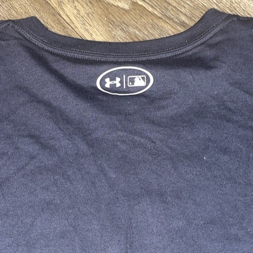 Under Armour Mens Colorado Rockies Baseball MLB HeatGear T Shirt Black Size 2xl - Picture 8 of 8