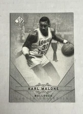2012-13 SP Authentic Canvas Collection Karl Malone #CC-24 HOF