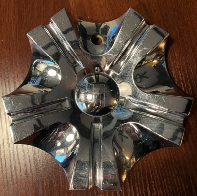 ONE HELO CHROME Wheel Center Cap  # HE814 FWD ALUMINUM