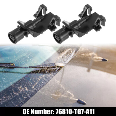 #ad #ad 2 Front Windshield Washer Wiper Spray Nozzle For 2016 2021 Honda Pilot Ridgeline $14.98