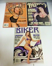 Tattoo Magazine 02/07, Skin Art Magazine 12/24/06, Biker-An Easyriders Magazine