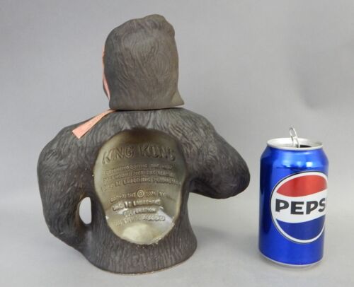 Vintage 1976 KING KONG Jim Beam Whiskey Decanter Figur Paramount LEER - Bild 2 von 4