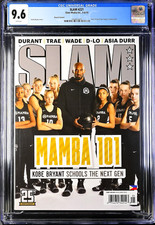 CGC 9.6 Kobe Bryant & Gigi SLAM MAGAZINE Mamba 101 #221 ~ None Higher POP 1