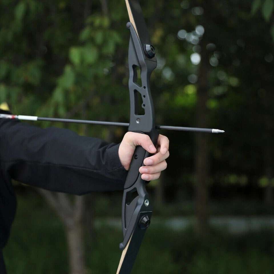 56" Archery Recurve Bow Kit 30-50lbs Takedown PracticeTarget Shooting hunt - Image 2 of 4