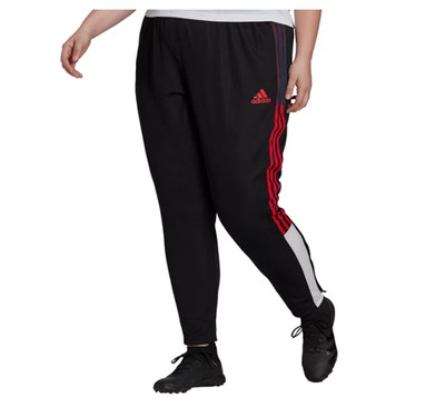 scarlet red adidas pants