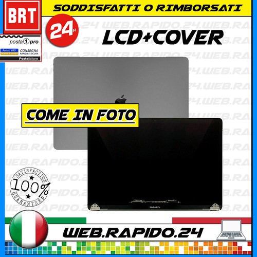 DISPLAY LCD+COVER ORIGINALE APPLE MACBOOK PRO RETINA 13" A1708 2016 2017 - Imagen 2 de 2
