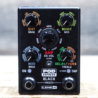 Line 6 POD Express Black HX-Quality 7 Amps, 7 Cabs, 16 Effects with Looper