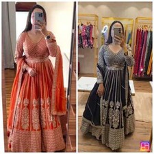 PAKISTANI CHOLI LEHENGA LEHNGA WEAR WEDDING INDIAN PARTY BOLLYWOOD DESIGNER