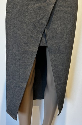 Glassons High Waist Skirt Size 8 1 XS S Grey Corporate Career Work Business Midi - Picture 4 of 5