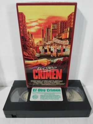 El Otro Crimen Enrique Rocha Maria Rojo (VHS Spanish)