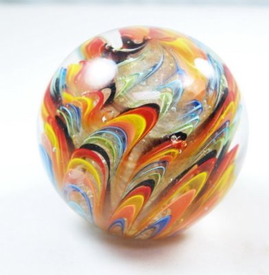 M Design Art Colorful Wavy Line Paperweight PW-6004