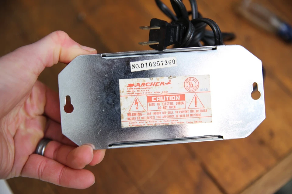 Vintage Archer VCR-TV-FM Radio Variable Amplifier 15-1113A Coax UHF VHF - Image 3 of 4