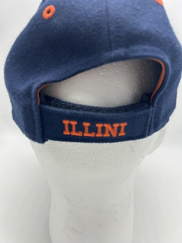 Illinois Fighting Illini Hat Nike Adjustable Cap Mens One Size Hook Loop - Picture 7 of 11