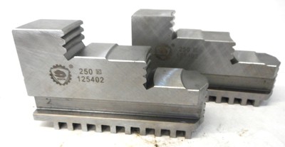 BISON, LATHE CHUCK JAW, 250 125402, 3-JAW, 4'', 2 PIECES