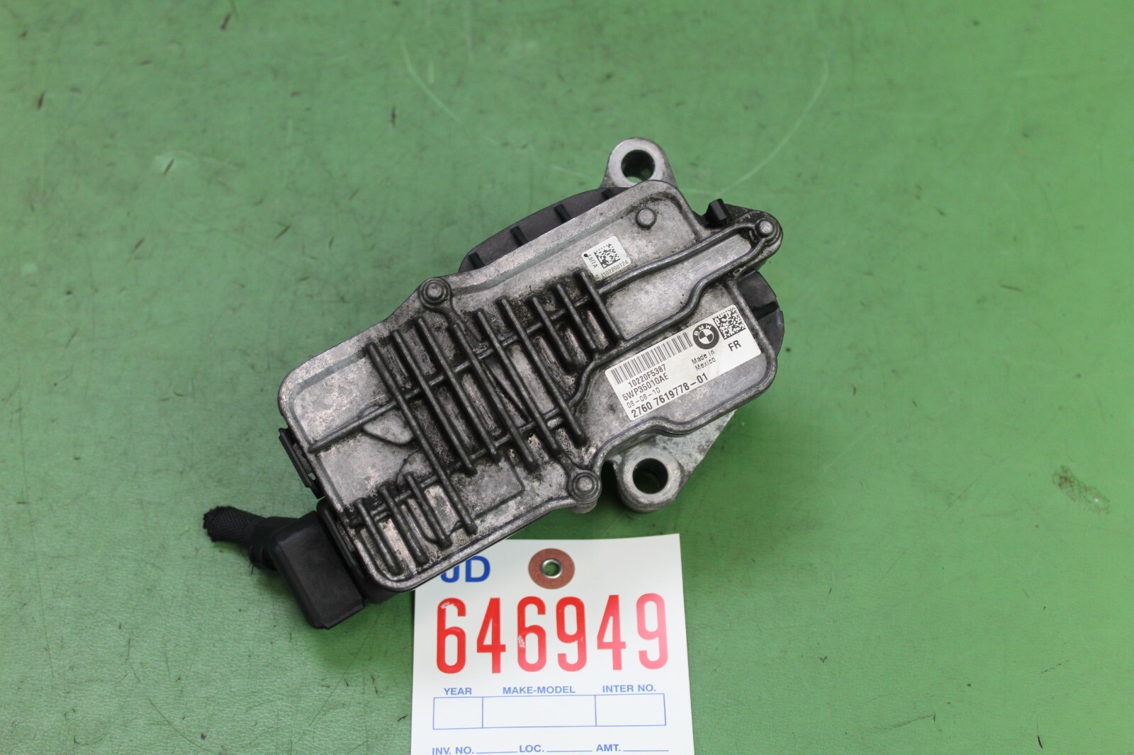 10-20 BMW 530I TRANSFER CASE MOTOR ACTUATOR 27607619778 OEM | eBay