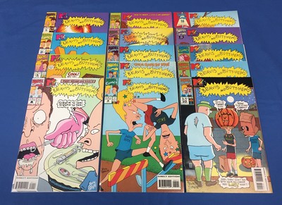 Beavis And Butt 头 1 14 漫威漫画1994 Mtv Rick Parker 信贷 Ebay
