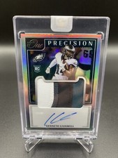 2021 Panini One Kenneth Gainwell On Card Rookie Patch Auto /99 RC 4 Color Prizm