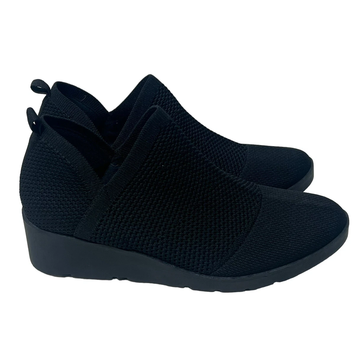 TARYN by Taryn Rose Women Size 8 Black Slip ob Comfort Shoes Kabe