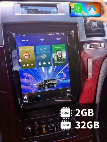 Android 13 32G CarPlay Car Stereo Radio GPS Navi For Cadillac Escalade 2007-2014 - Imagen 2 de 20