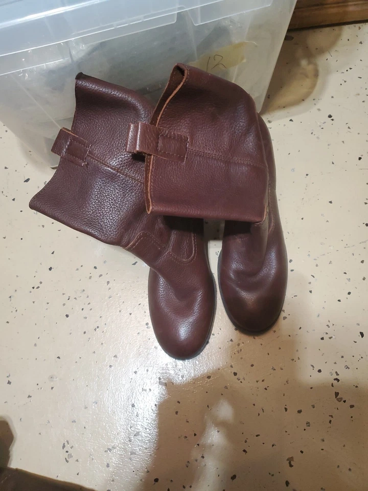 NINE & CO. Marchik Solid Brown Pebbled Leather Ankle boots Size 9.5M - Image 4 of 4